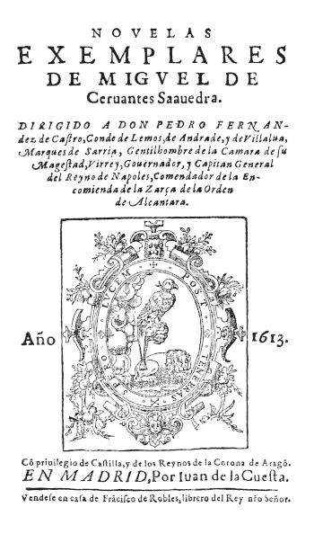 Novelas exemplares, de Miguel de Cervantes